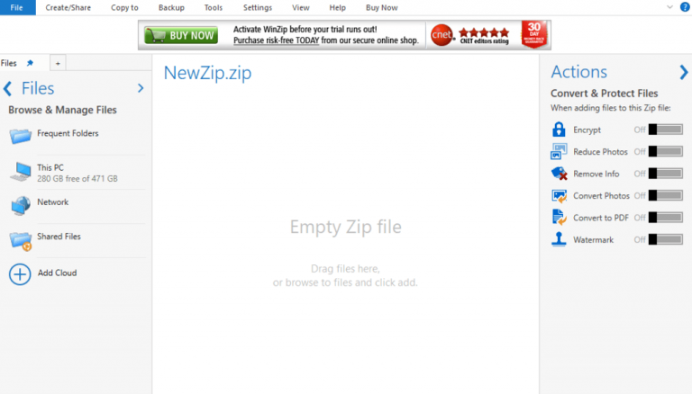WinZip Pro 28.0.15620 instaling