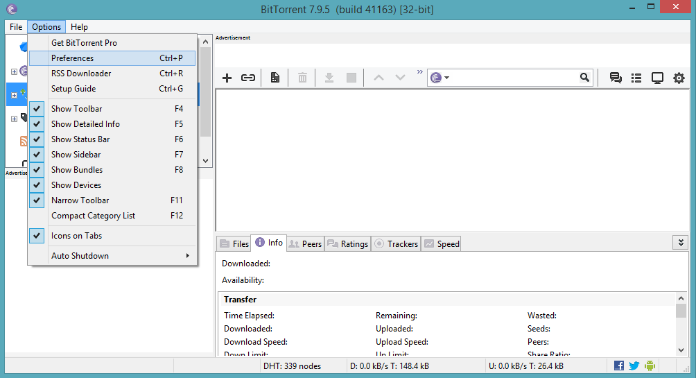 bittorrent settings for faster downloads on ps3