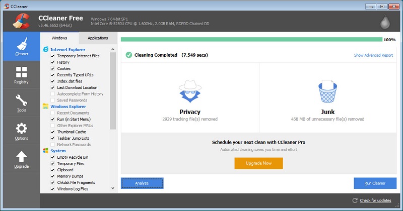 CCleaner for pc free download