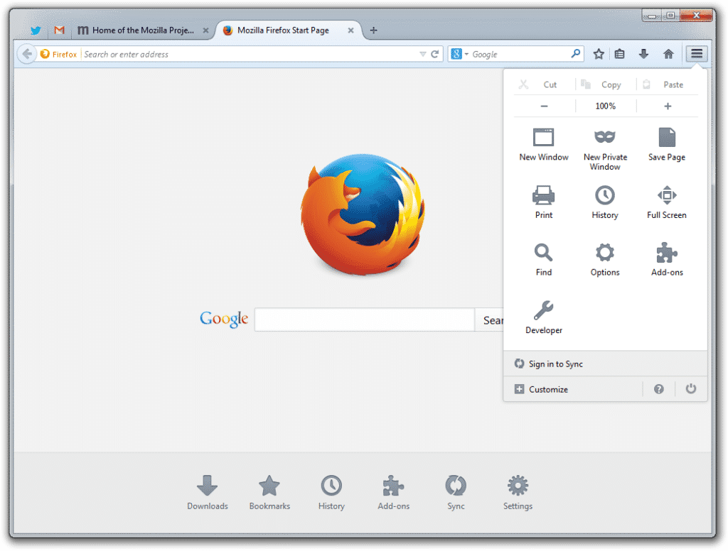 firefox 32 bit mode windows 7