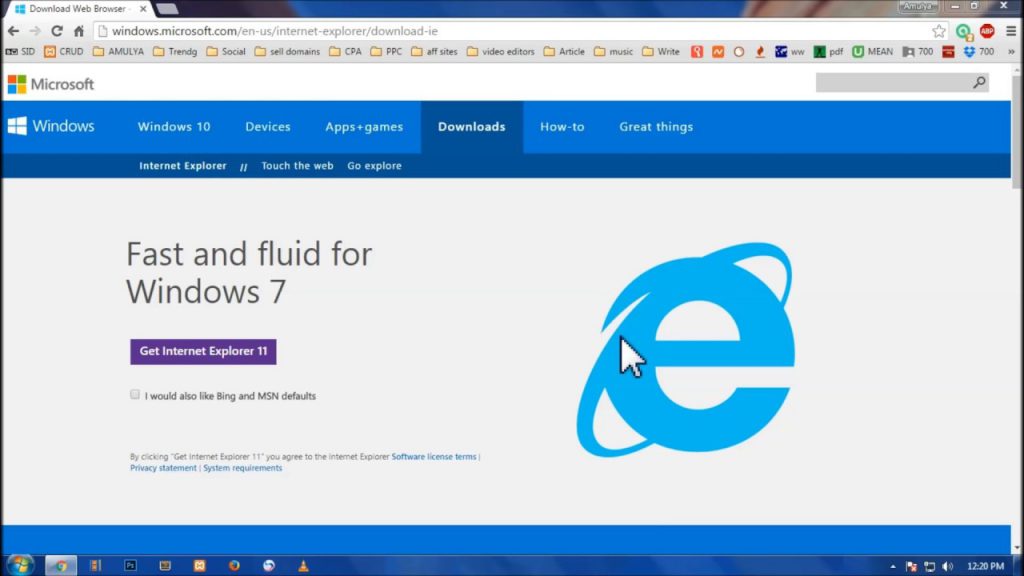 internet explorer 11 windows 7 64 bit full download