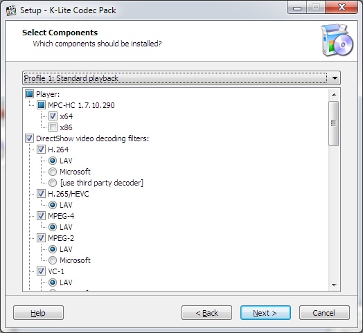 K-Lite Codec Pack for PC