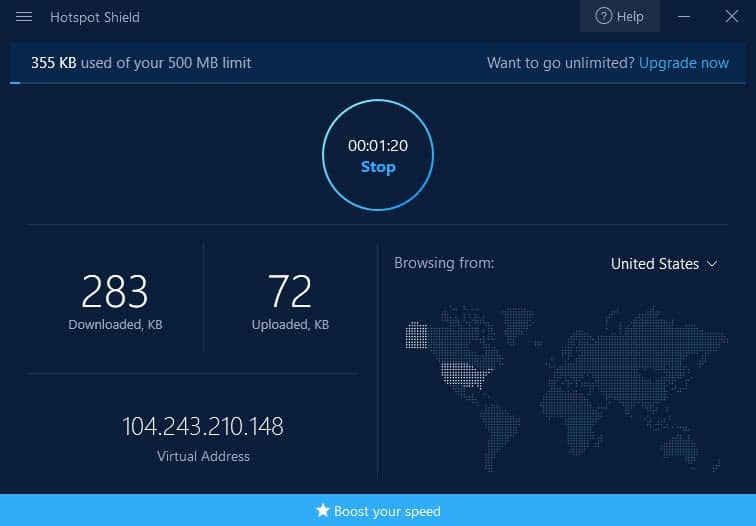 hotspot shield server locations