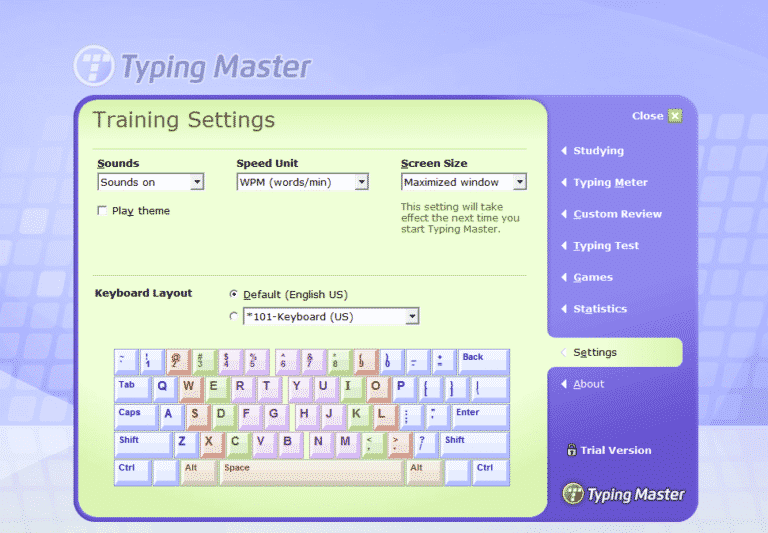 Master of Typing 3 instaling