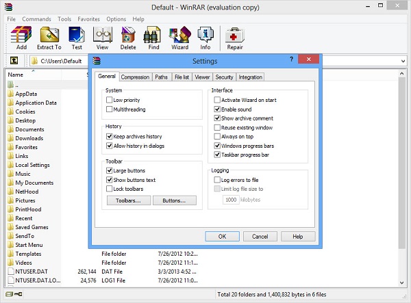 free winrar software download for windows 7 32 bit
