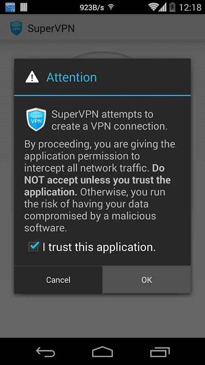 SuperVPN App Android