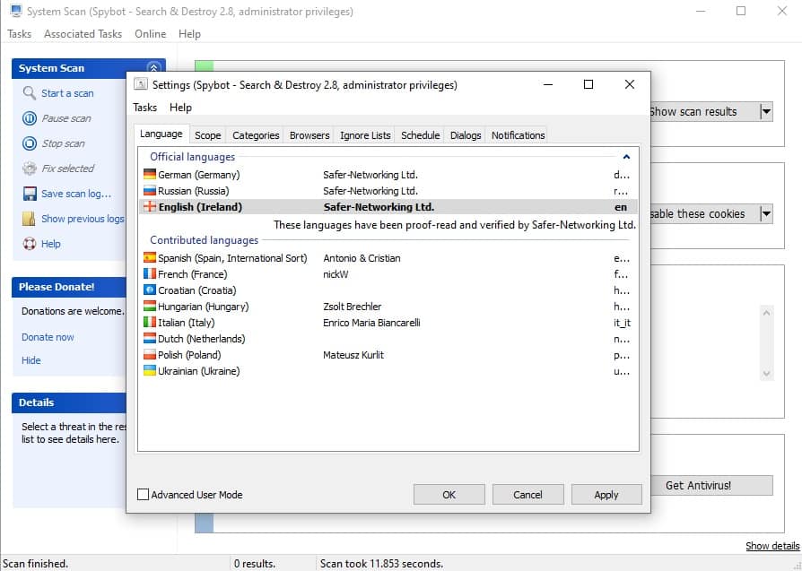 spybot search and destroy free for windows 8.1