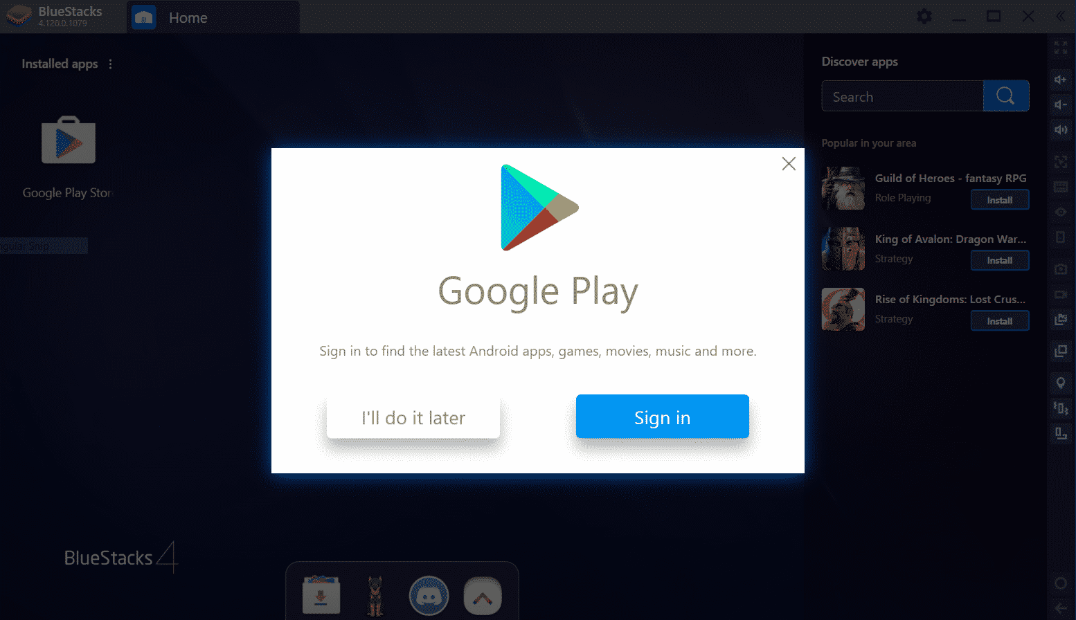 descargar play store gratis para windows 10