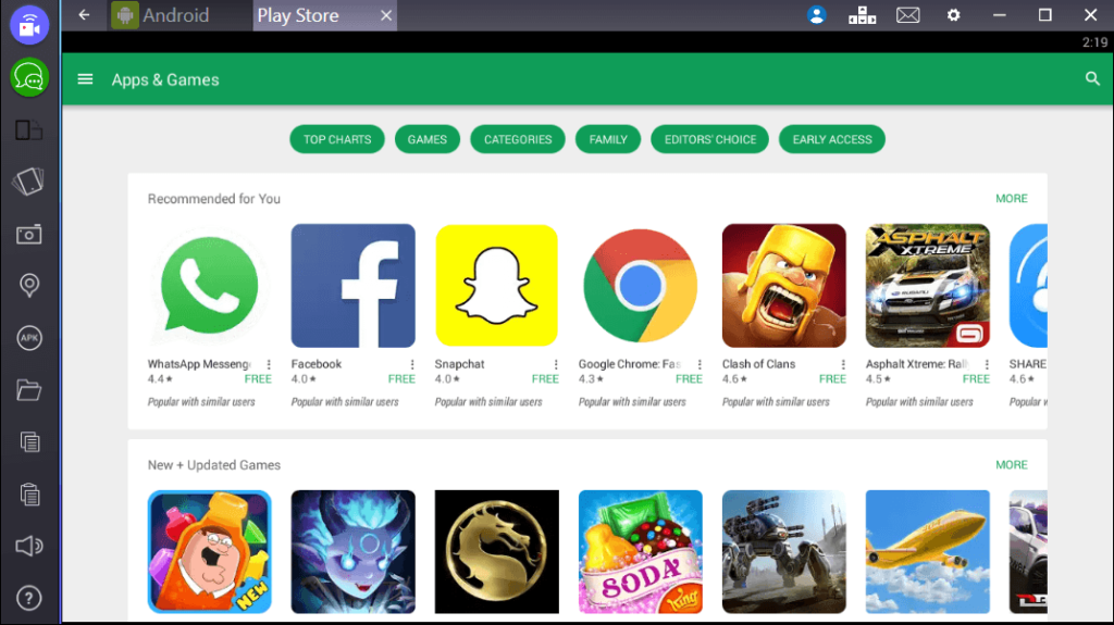 Google Play para PC